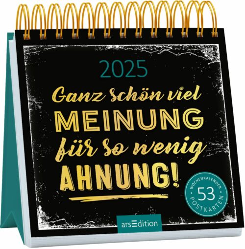 Postkartenkalender 2025 Ganz schön viel