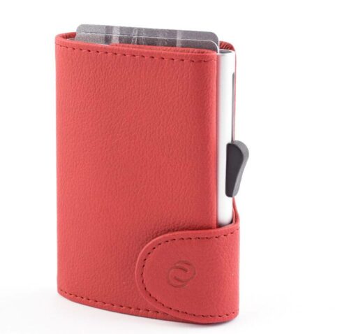 c-secure cardholder Kunstleder Rot