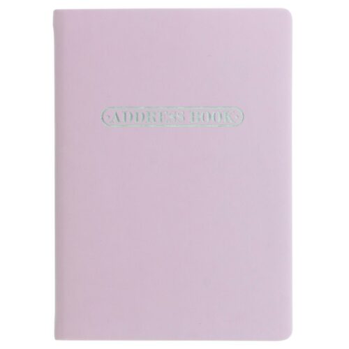 Pastell A6 Adress Book lilac Letts