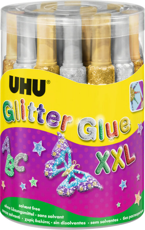 UHU Glitter Glue gold/silber