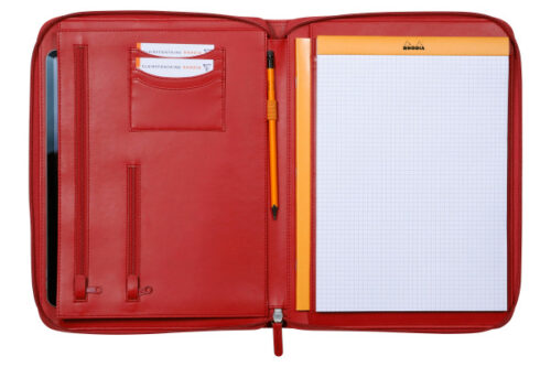 Rhodia Schreibmappe rot