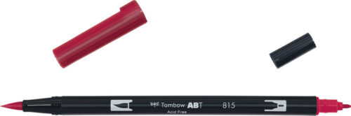 Tombow brush pen cherry