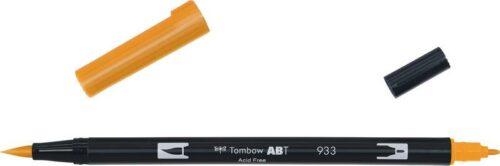 Tombow brush pen orange