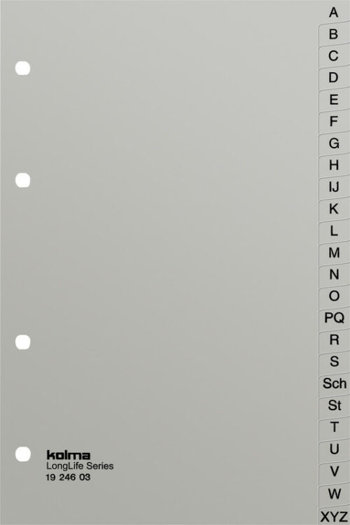 INDEX LONGLIFE F.ZEIGETASCHEN