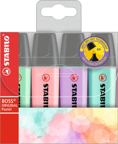 STABILO Boss Original pastell 4er