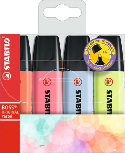 STABILO Boss Original pastell 4er