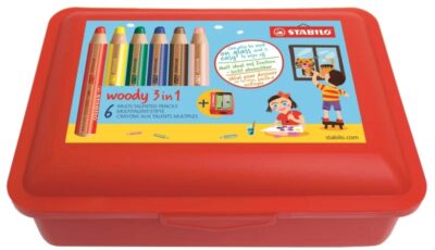 Stabilo Woody 3in1 Malstift Brotbox