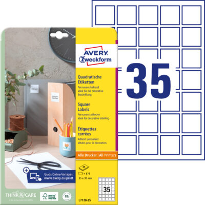 QRCode Etiketten 875 quadratisch