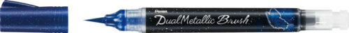 Pinselstift Dual Metallic blau