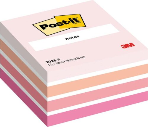 Post-it Würfel pastell pink