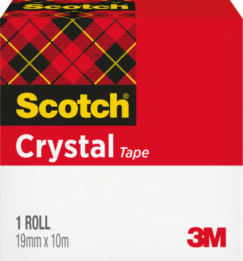 Scotch Crystal Tape 600 19x10m