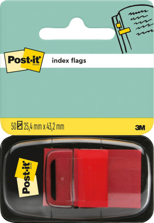 Post-it Index 680 rot