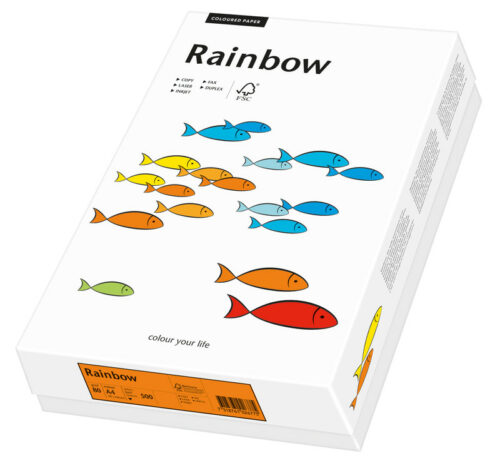 Rainbow A4 80g intensivorange