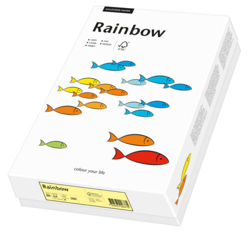 Rainbow A4 120g hellgelb