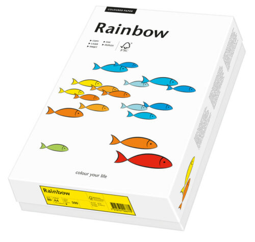 Rainbow A4 160g intensivgelb