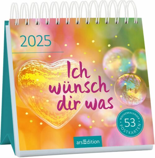 Postkartenkalender 2025 Ich wüsch dir was