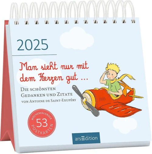 Postkartenkalender 2025 Man sieht nur