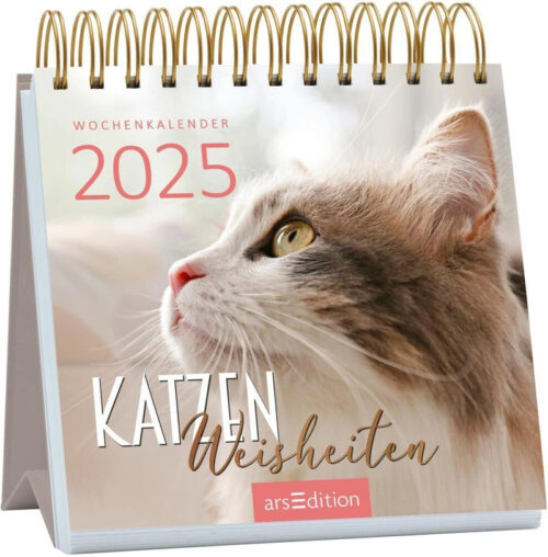 Miniwochenkalender 2025  Katzenweisheiten