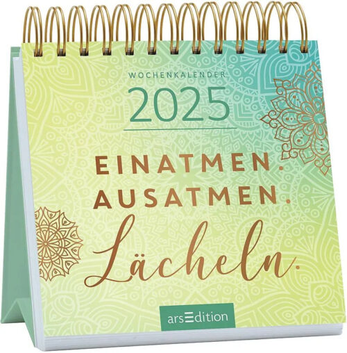 Miniwochenkalender 2025  Einatmen, Ausatmen