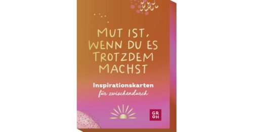 Inspirationskarten - Mut ist...