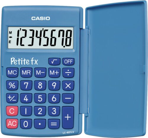 Casio LC-401LV Schulrech. blau