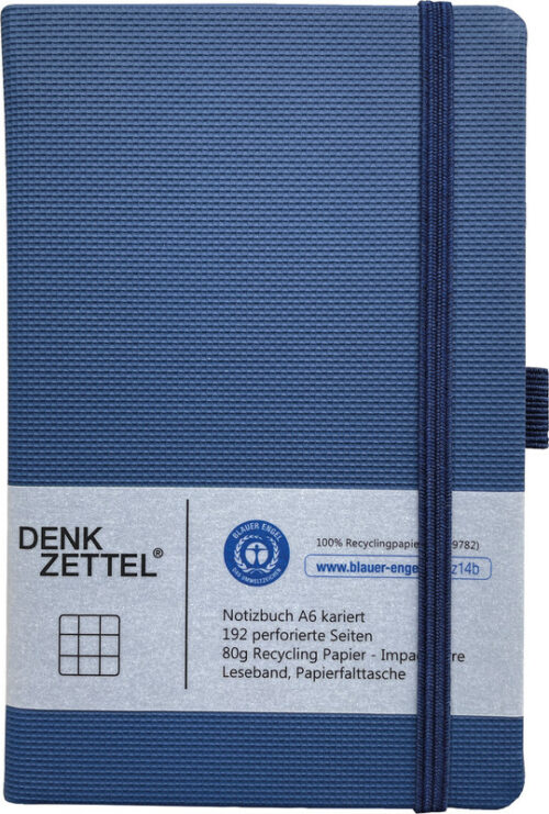 Notizbuch TENAX A6, blau