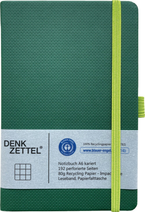 Notizbuch TENAX A6, dunkelgrün