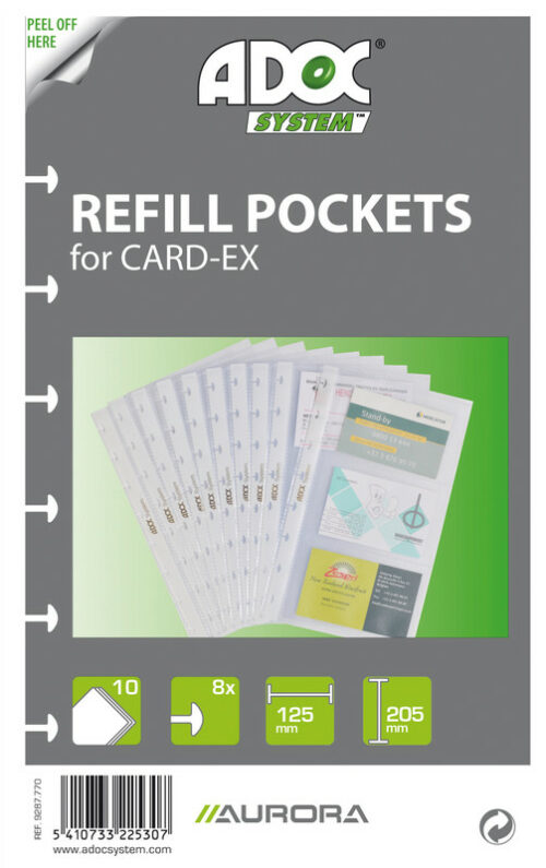 Bindex Card refill A5