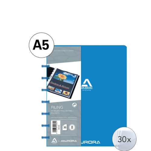 Bindex Stand. Sichtbuch A5 blau