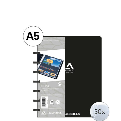 Bindex Stand. Sichtbuch A5 schwa