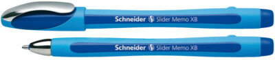 Kugelschreiber Slider Memo XB blau