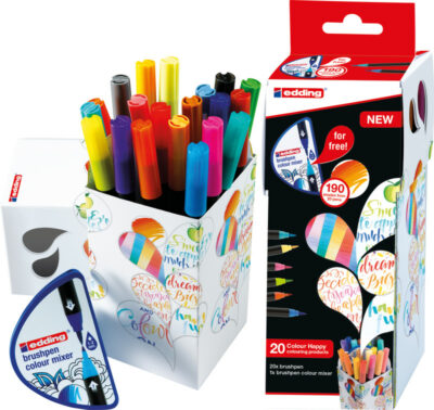 Edding brushPen Colour Box