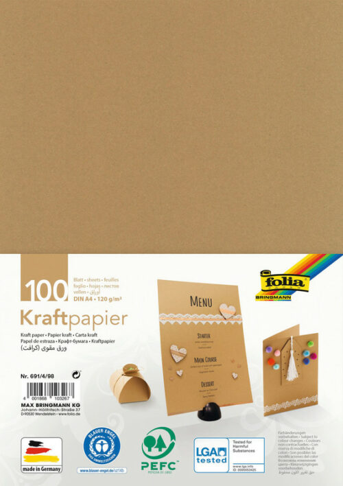 Kraftpapier A4 100Blatt