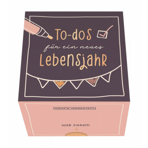 Message in a Box to-dos für ein neues Lebensjahr