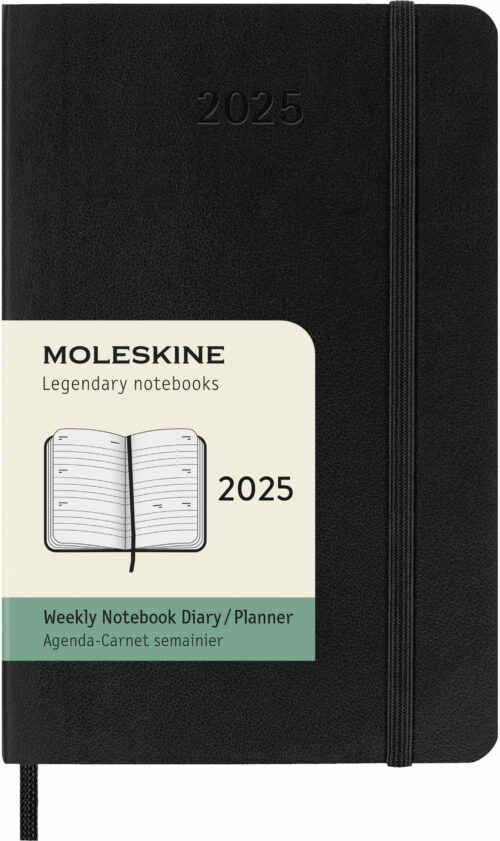 Moleskine 1W/1S schwarz SC 2025