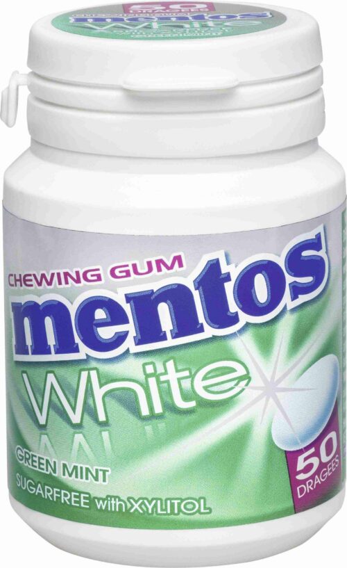 Mentos white green mint 75g