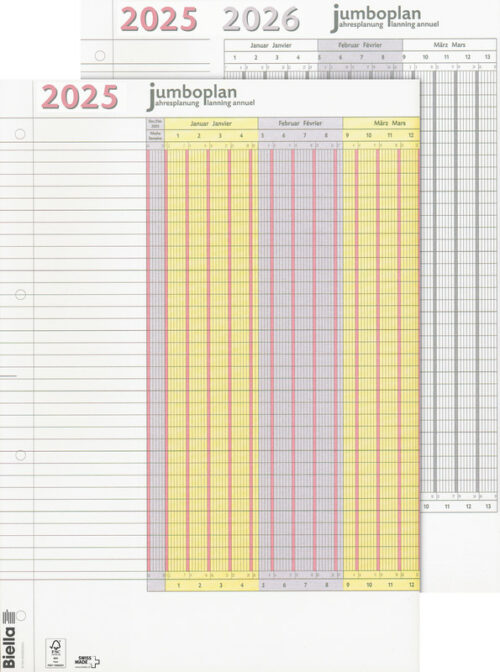 Jahres-Wandplaner Jumboplan