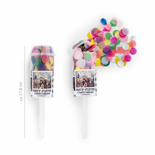 Party Popper Konfettiregen 12g