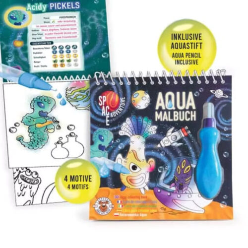 Space Adventure Aqua-Malbuch