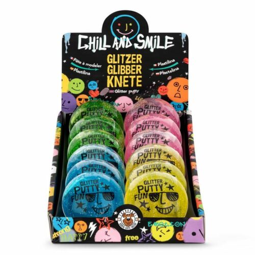 Chill and smile Glitzer-Glibber-Knete