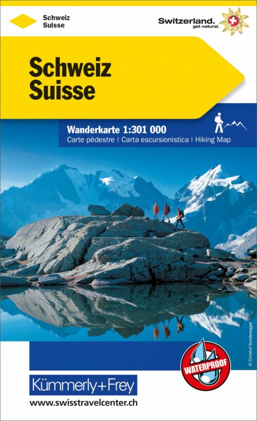 Wanderkarte Schweiz 1:301'000