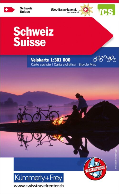 Velokarte Schweiz 1:301'000