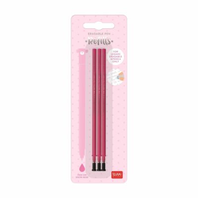 LEGAMI REFILL ERASABLE PEN - PINK - 3 PCS