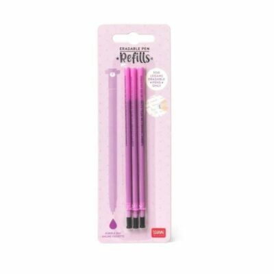 REFILL ERASABLE PEN - PURPLE - PACK 3 PCS