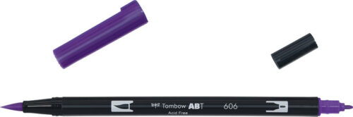 Tombow brush pen violet