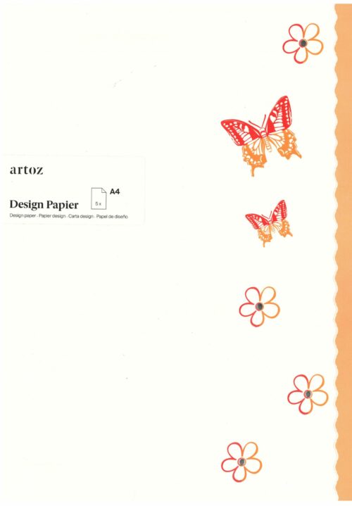 Designpapier: Schmetterlinge