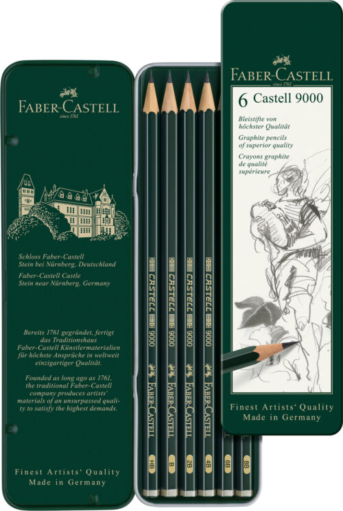 6 Faber-Castell 9000