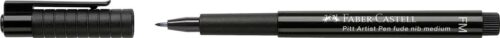 PITT artist pen Fude nib medium schwarz FM