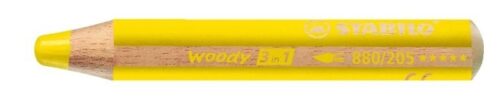 STABILO Woody 3 in 1 Malstift gelb