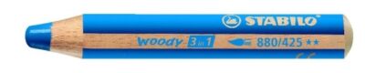 STABILO Woody 3 in 1 Malstift mittelblau